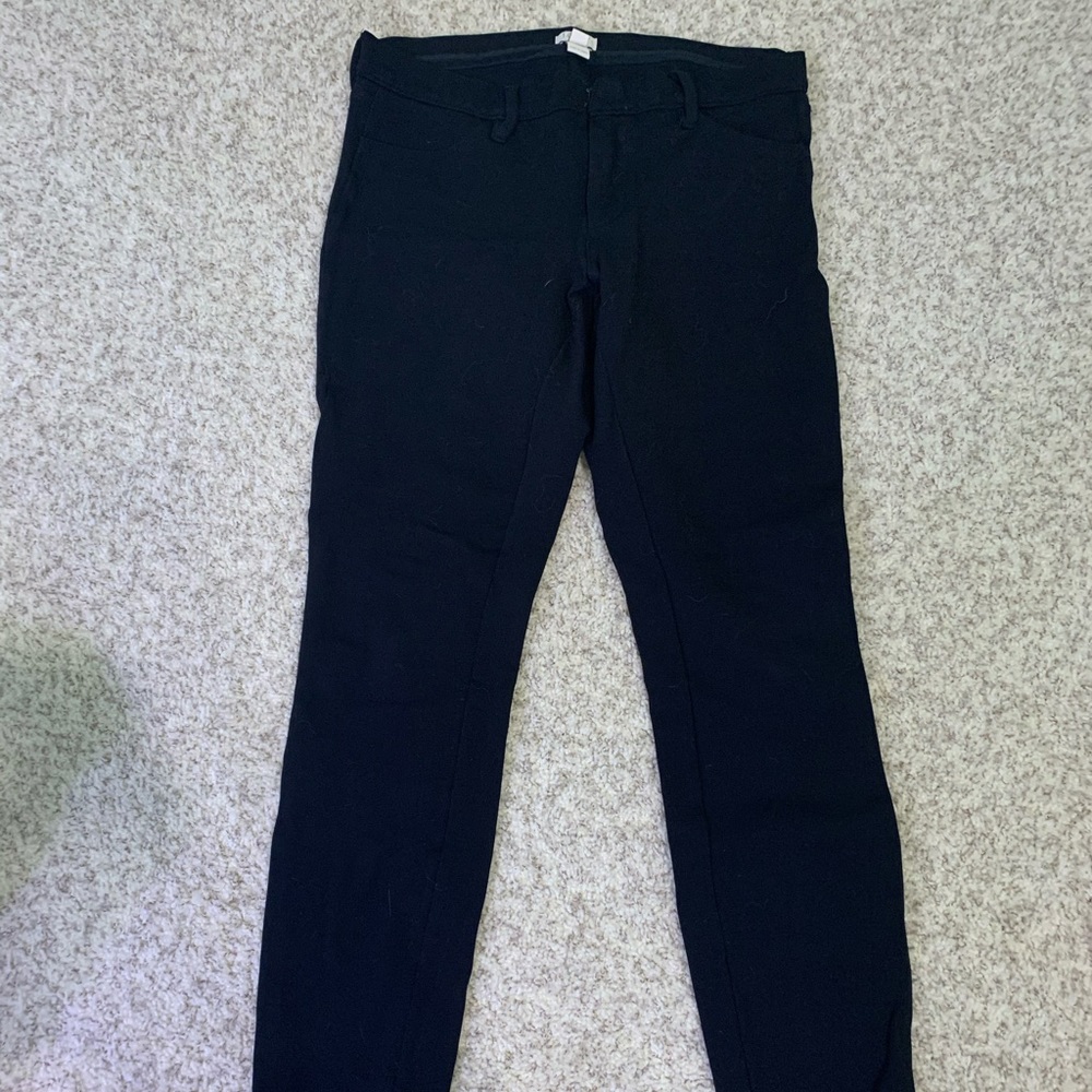 J. Crew Black Skinny dress pants